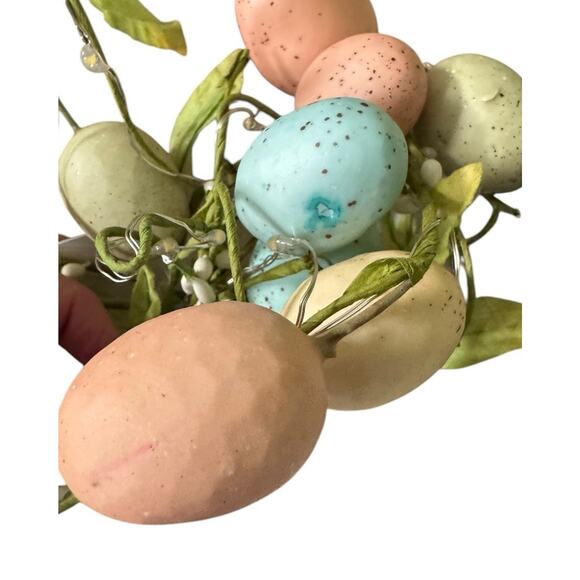 Easter Egg 50 Lights Shimmer String 10 Feet Spring Bunny Manor Lane Collection - Picture 6 of 7